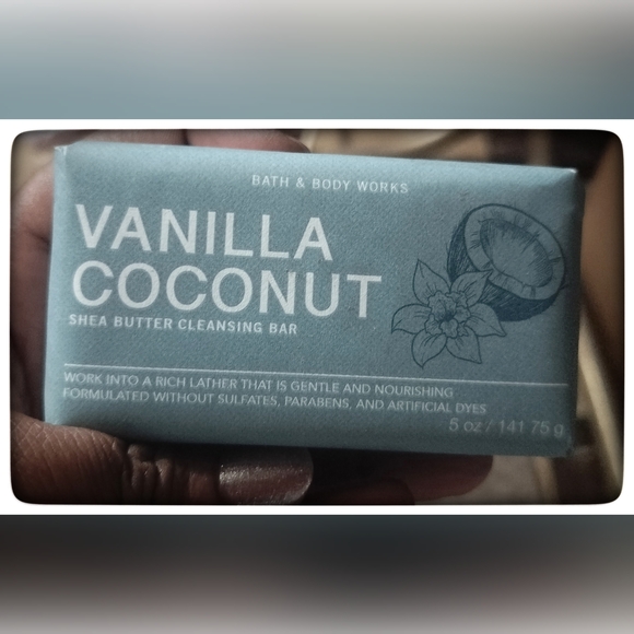 Bath & Body Works True Blue Spa Shower Creams & Vanilla Coconut Bar Soap Set NEW - Picture 4 of 5